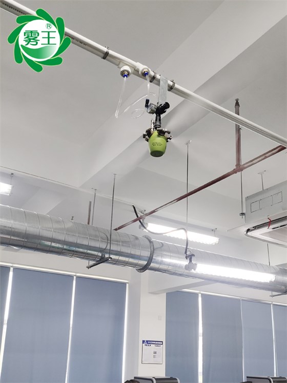 點漆涂裝車間干霧加濕器加濕 (1)