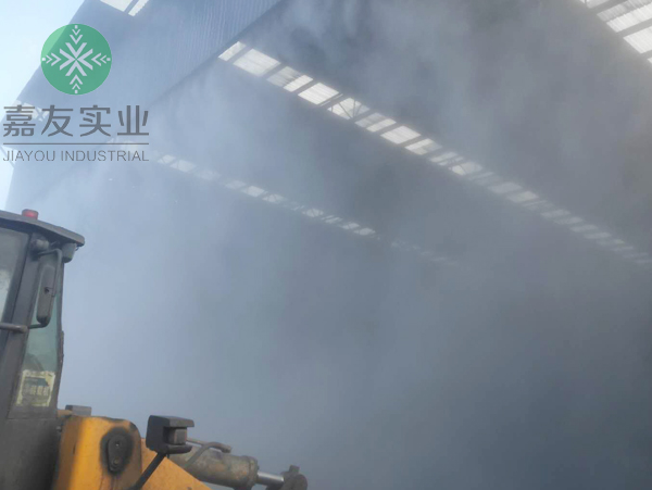 涼山礦業昆鵬公司料倉大棚噴霧降塵系統安裝案例 涼山礦業昆鵬公司料倉大棚噴霧降塵系統安裝案例