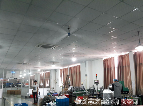 余姚塑業(yè)干霧加濕除靜電案例 余姚塑業(yè)干霧加濕除靜電案例