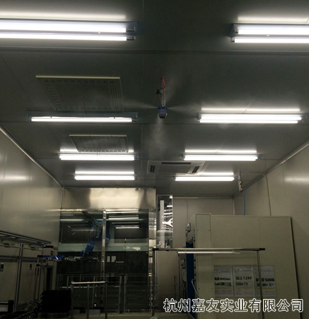 干霧加濕系統噴霧圖 干霧加濕系統噴霧圖