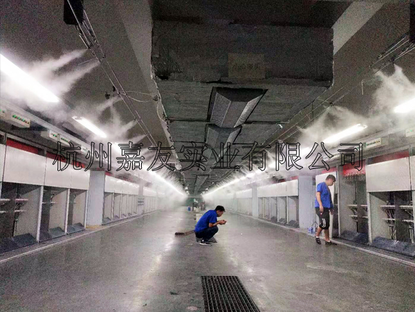天元滌淪有限公司車間安裝“霧王”高壓微霧加濕系統方案