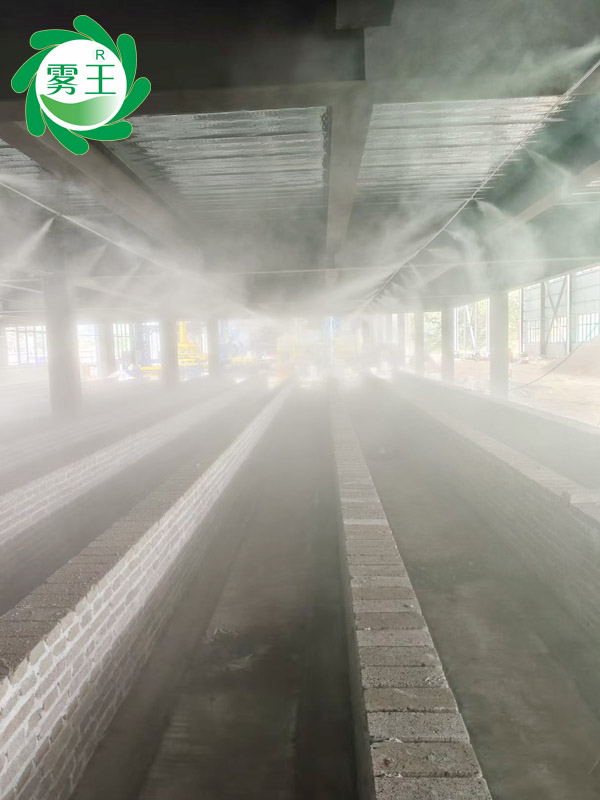 磚石成品倉庫高壓微霧加濕器 (8)