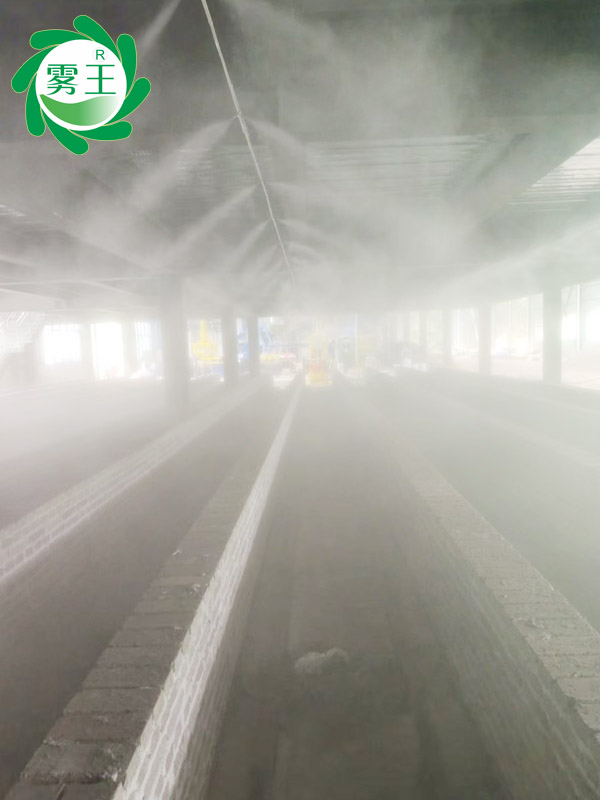 磚石成品倉庫高壓微霧加濕器 (9)